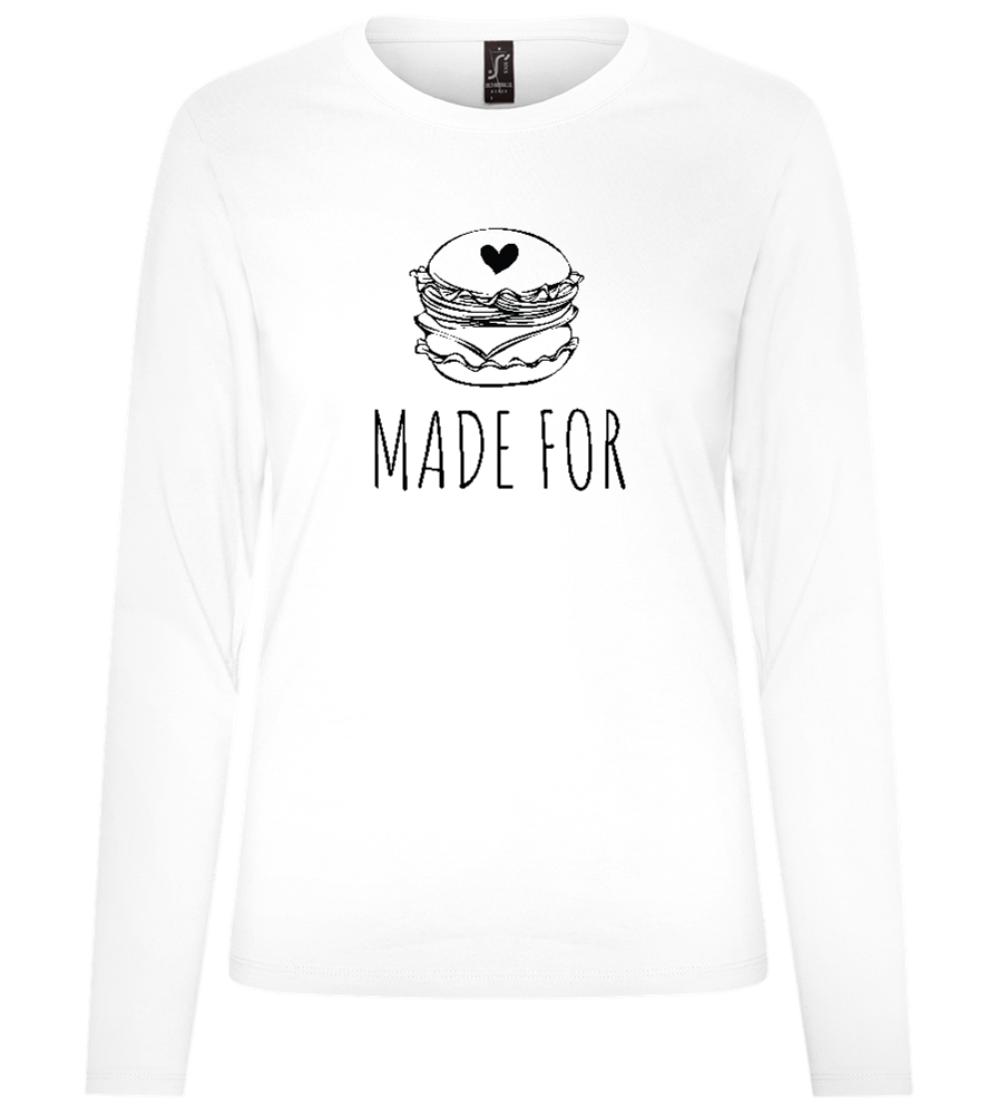 Made For Design - Premium Women´s long sleeve t-shirt_WHITE_front