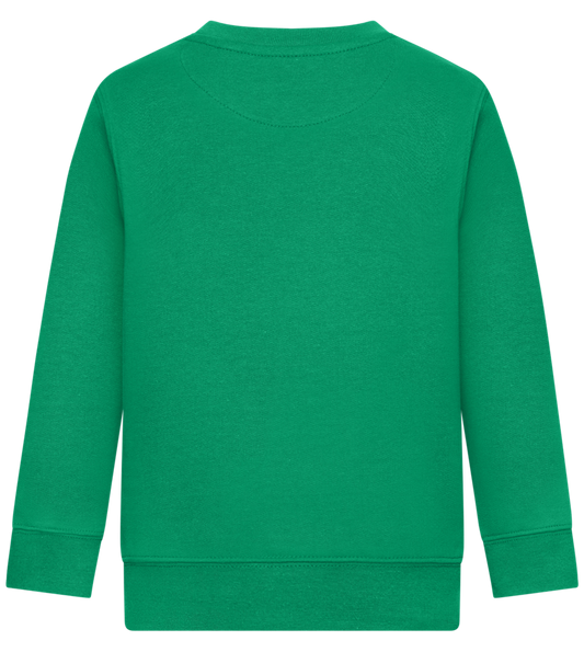 Summer Rainbow Design - Comfort Kids Sweater_MEADOW GREEN_back