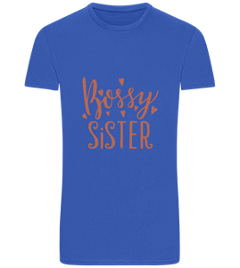 Bossy Sister Text Design - Basic Unisex T-Shirt