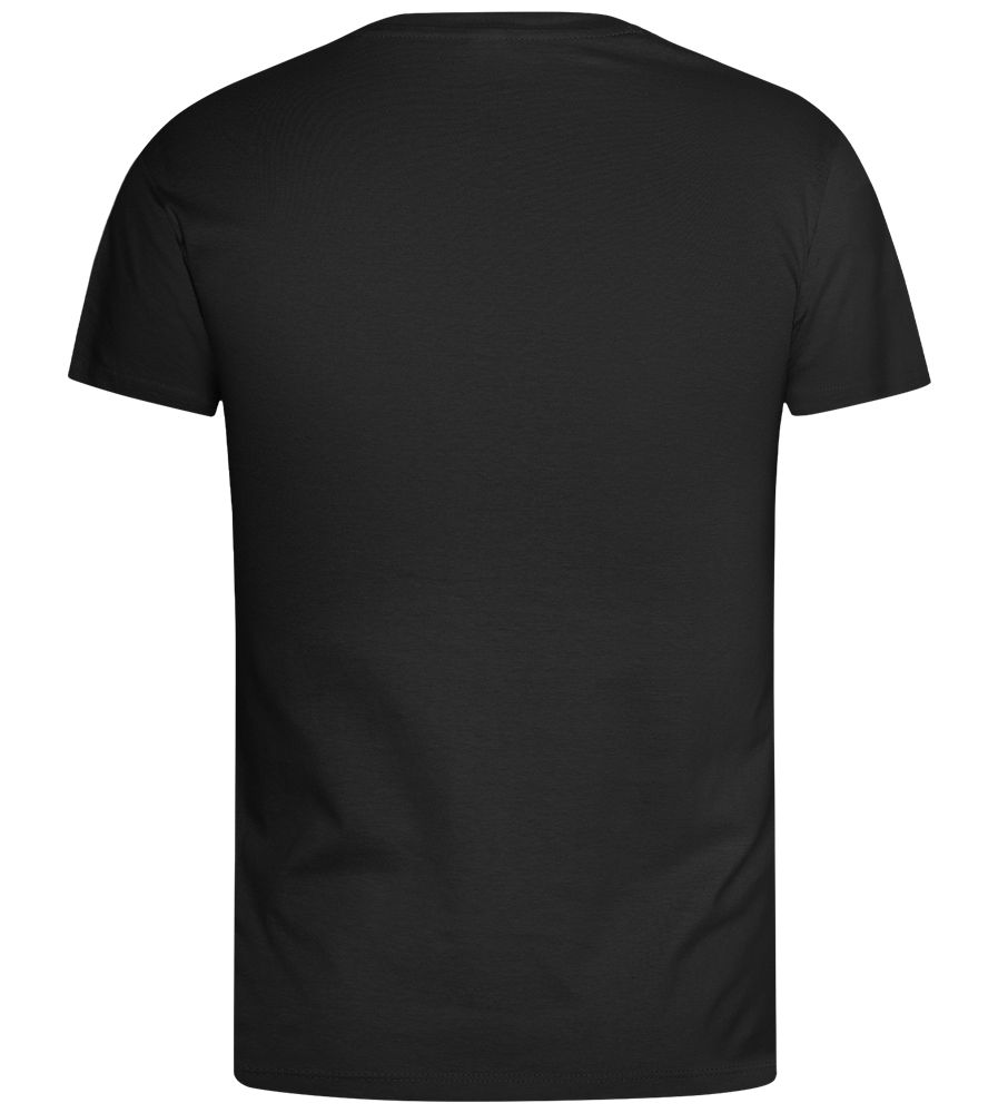 What The Buck Design - Basic men's t-shirt_DEEP BLACK_back