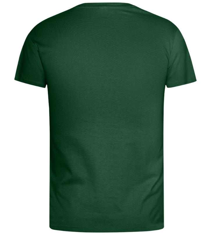 What The Buck Design - Basic men's t-shirt_GREEN BOTTLE_back