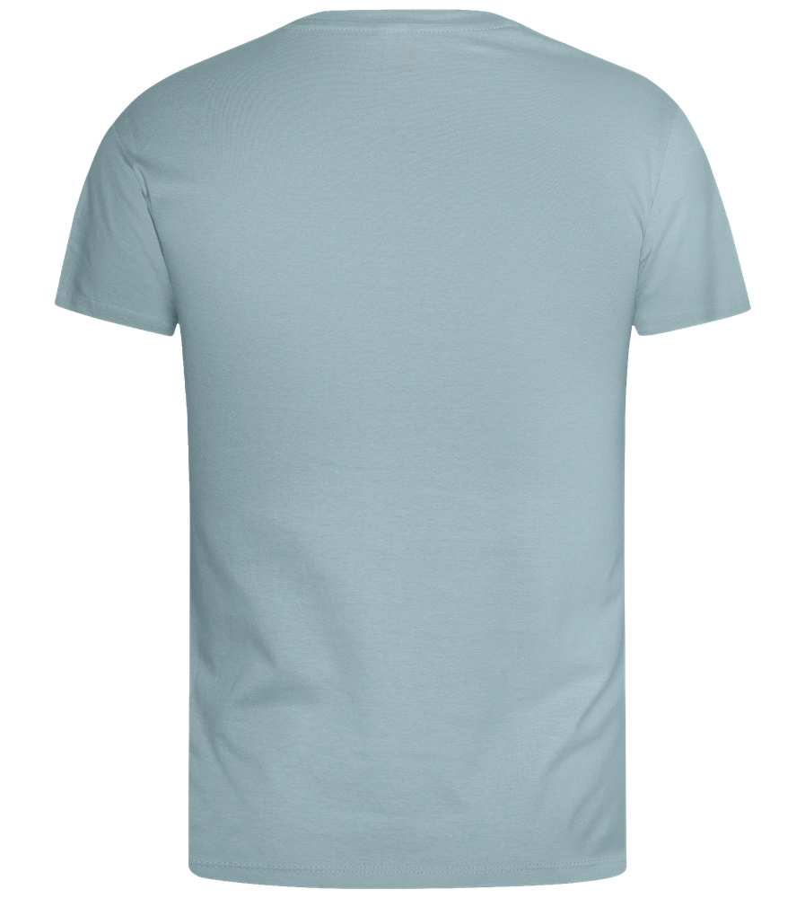 What The Buck Design - Basic men's t-shirt_MARINE_back