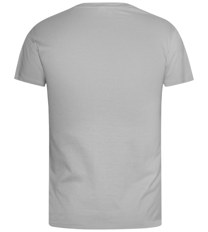 What The Buck Design - Basic men's t-shirt_PURE GRAY_back