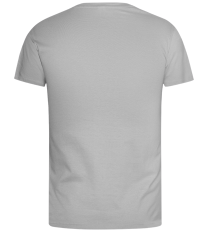 What The Buck Design - Basic men's t-shirt_PURE GRAY_back