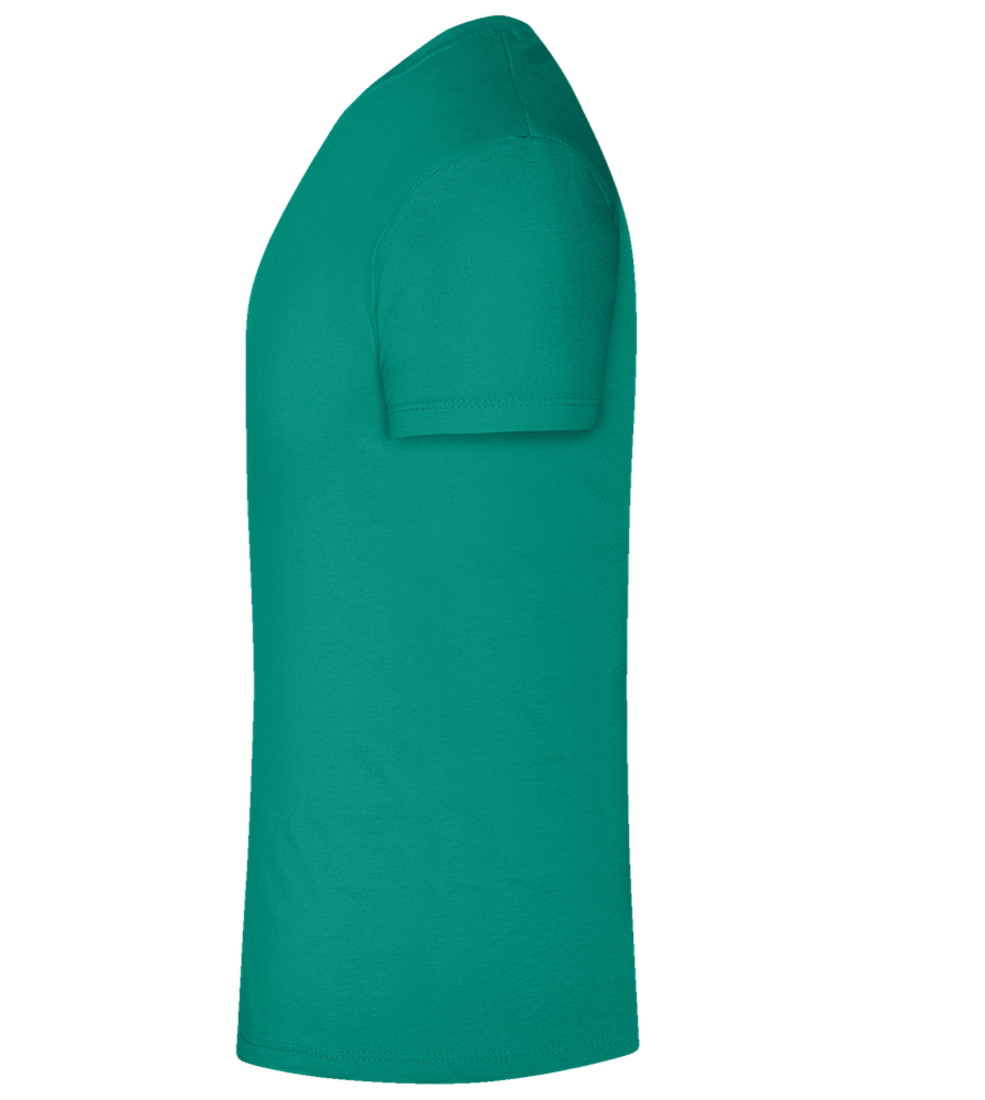 What The Buck Design - Basic men's t-shirt_GREEN BOTTLE_left