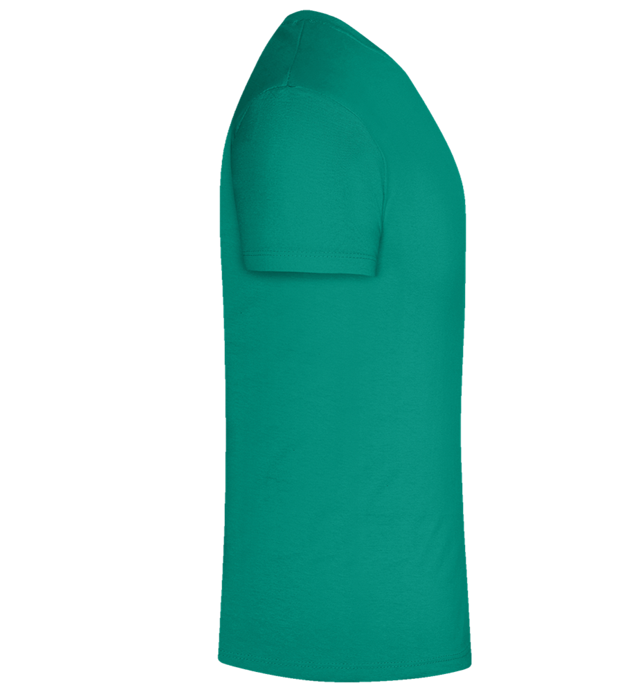 What The Buck Design - Basic men's t-shirt_GREEN BOTTLE_right