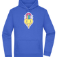 Rainbow Mushroom Smiley Design - Premium Essential Unisex Hoodie_ROYAL_front