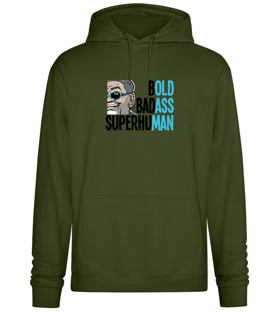 Bold Man Design - Premium Essential Unisex Hoodie_ARMY_front