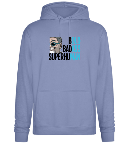 Bold Man Design - Premium Essential Unisex Hoodie_BLUE_front