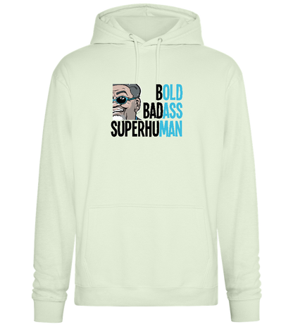 Bold Man Design - Premium Essential Unisex Hoodie_CREAMY GREEN_front