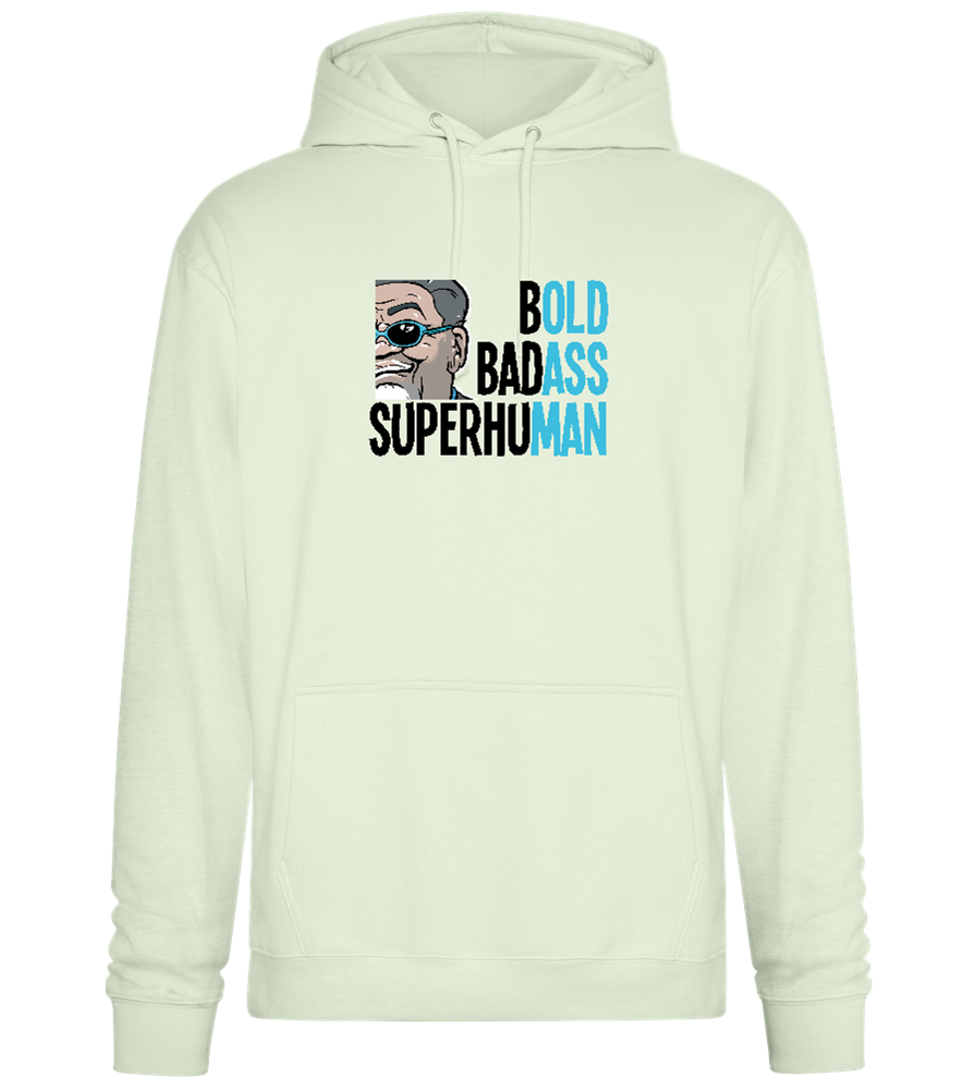 Bold Man Design - Premium Essential Unisex Hoodie_CREAMY GREEN_front