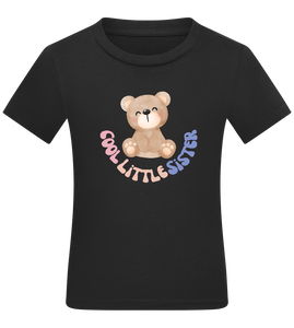 Cool Little Sister Teddy Bear Design - Comfort kids fitted t-shirt