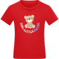 Cool Little Sister Teddy Bear Design - Comfort kids fitted t-shirt_RED_front