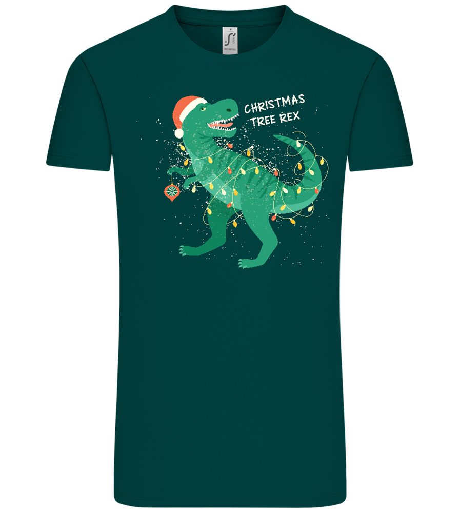 Christmas Tree Rex Design - Comfort Unisex T-Shirt_GREEN EMPIRE_front