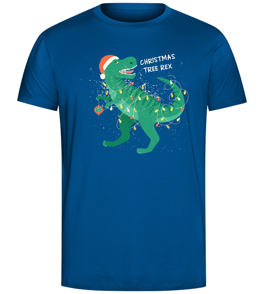 Christmas Tree Rex Design - Comfort Unisex T-Shirt_ROYAL_front