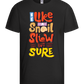 Slow but Sure Design - Basic kids t-shirt_DEEP BLACK_front