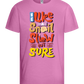 Slow but Sure Design - Basic kids t-shirt_PINK ORCHID_front