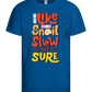 Slow but Sure Design - Basic kids t-shirt_ROYAL_front