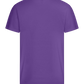 Slow but Sure Design - Basic kids t-shirt_DARK PURPLE_back