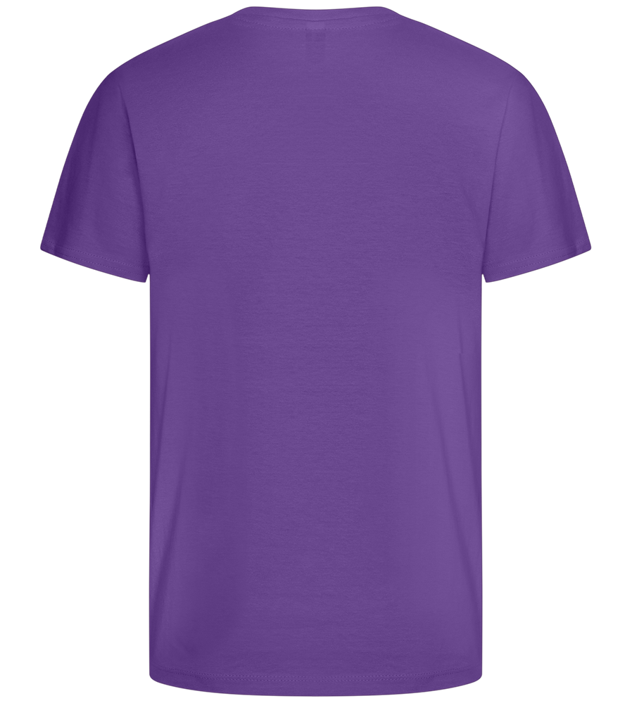 Slow but Sure Design - Basic kids t-shirt_DARK PURPLE_back