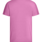 Slow but Sure Design - Basic kids t-shirt_PINK ORCHID_back