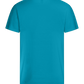 Slow but Sure Design - Basic kids t-shirt_TURQUOISE_back