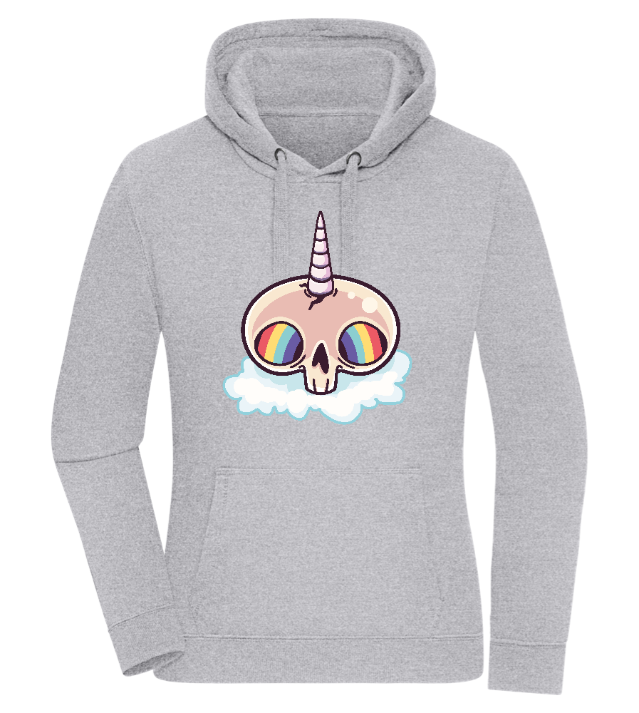 Unicorn Rainbow Design - Premium women's hoodie_ORION GREY II_front