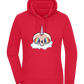 Unicorn Rainbow Design - Premium women's hoodie_RED_front