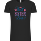 Best Sister Ever Design - Comfort Unisex T-Shirt_DEEP BLACK_front