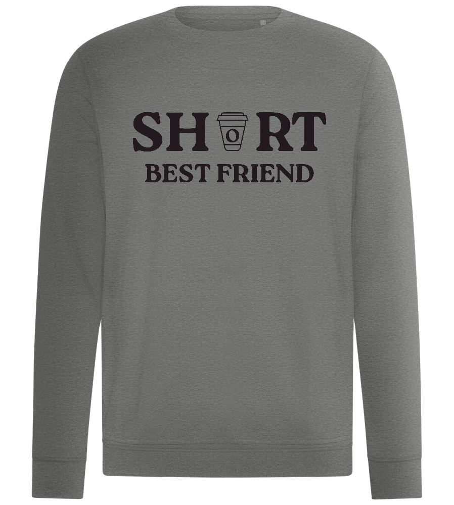 The Short Best Friend Design - Comfort unisex sweater_ORION GREY II_front