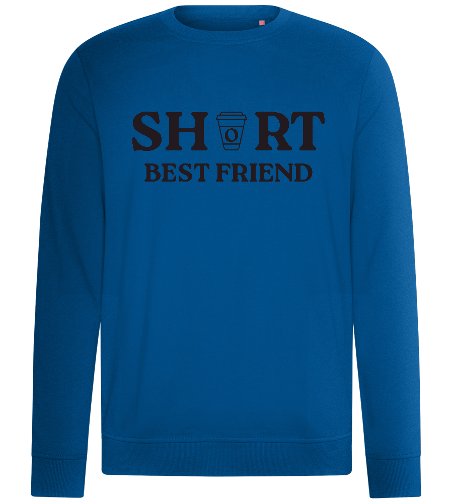 The Short Best Friend Design - Comfort unisex sweater_ROYAL_front