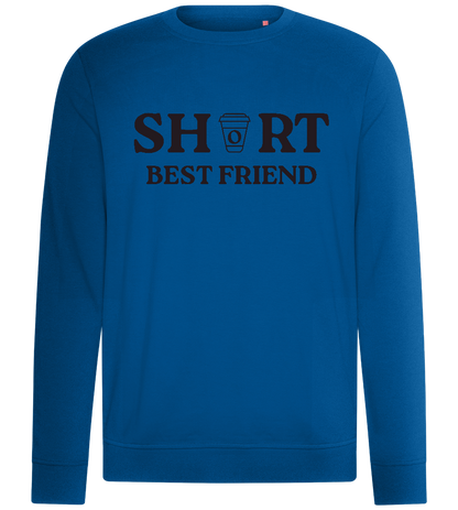 The Short Best Friend Design - Comfort unisex sweater_ROYAL_front