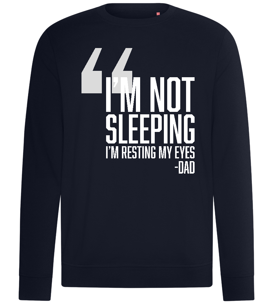 Resting My Eyes Design - Comfort unisex sweater_FRENCH NAVY_front