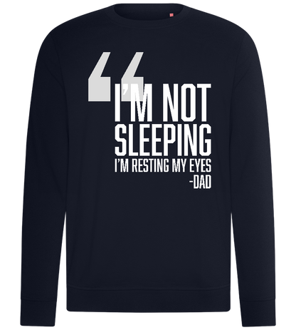 Resting My Eyes Design - Comfort unisex sweater_FRENCH NAVY_front