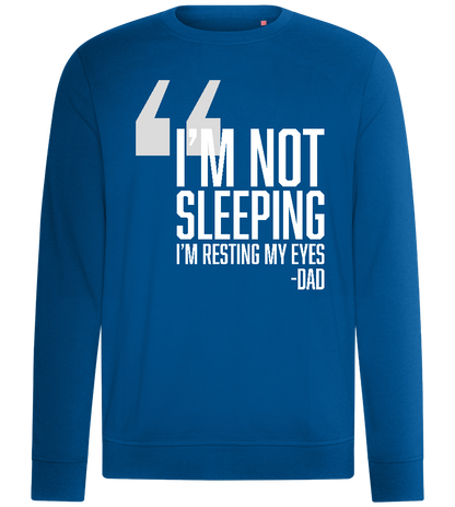 Resting My Eyes Design - Comfort unisex sweater_ROYAL_front