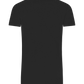Distorted Pink Smiley Design - Basic Unisex T-Shirt_DEEP BLACK_back