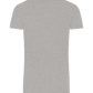 Distorted Pink Smiley Design - Basic Unisex T-Shirt_ORION GREY_back