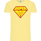 Super Dad 1 Design - Comfort Unisex T-Shirt_AMARELO CLARO_front