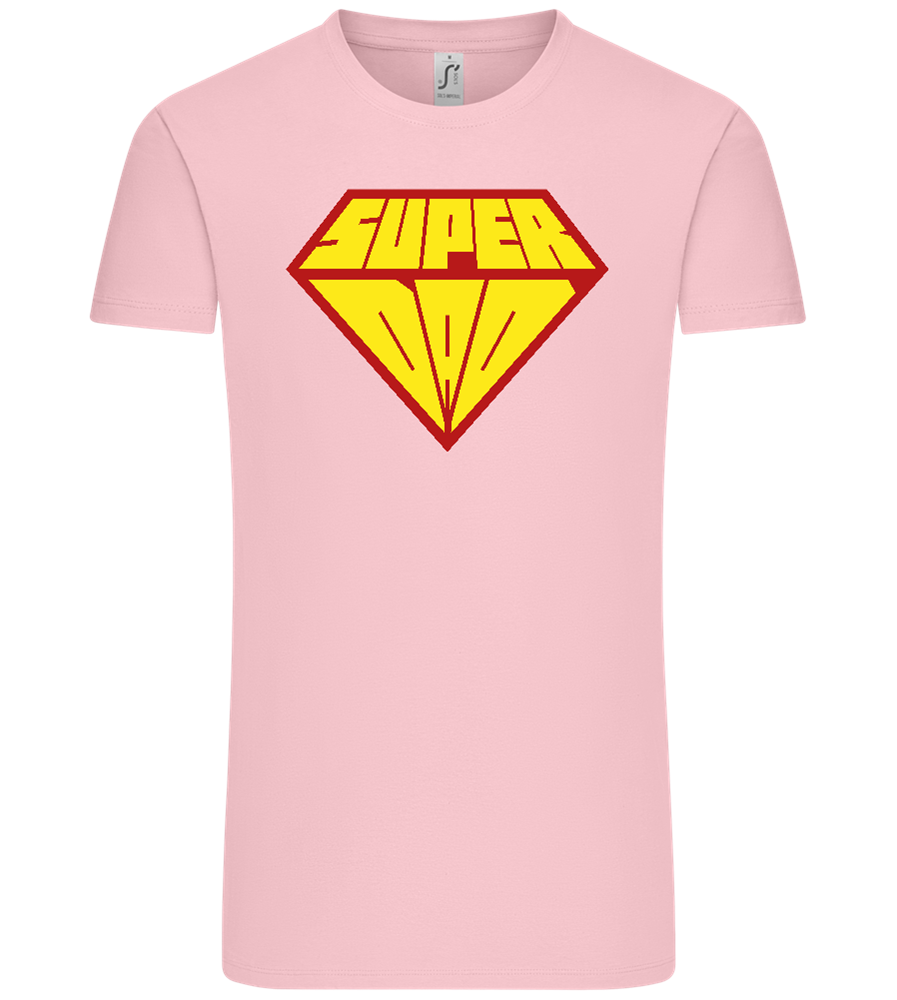Super Dad 1 Design - Comfort Unisex T-Shirt_CANDY PINK_front
