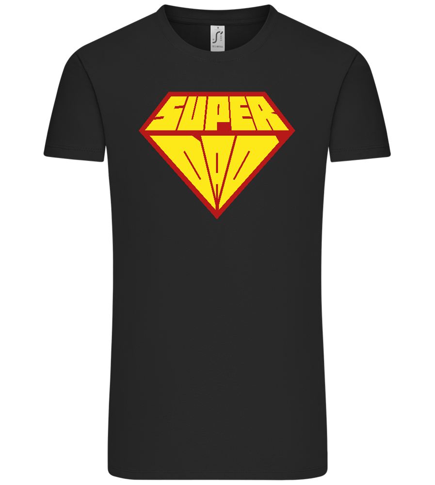 Super Dad 1 Design - Comfort Unisex T-Shirt_DEEP BLACK_front
