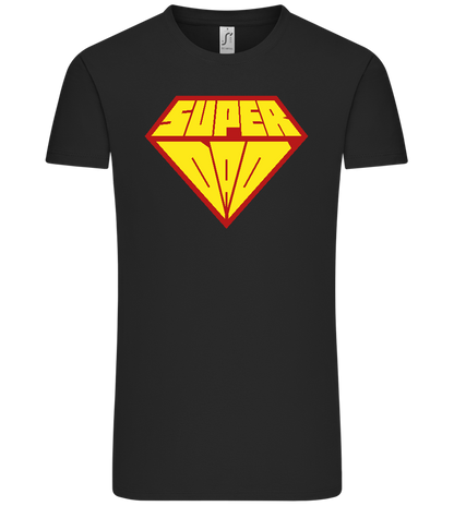 Super Dad 1 Design - Comfort Unisex T-Shirt_DEEP BLACK_front