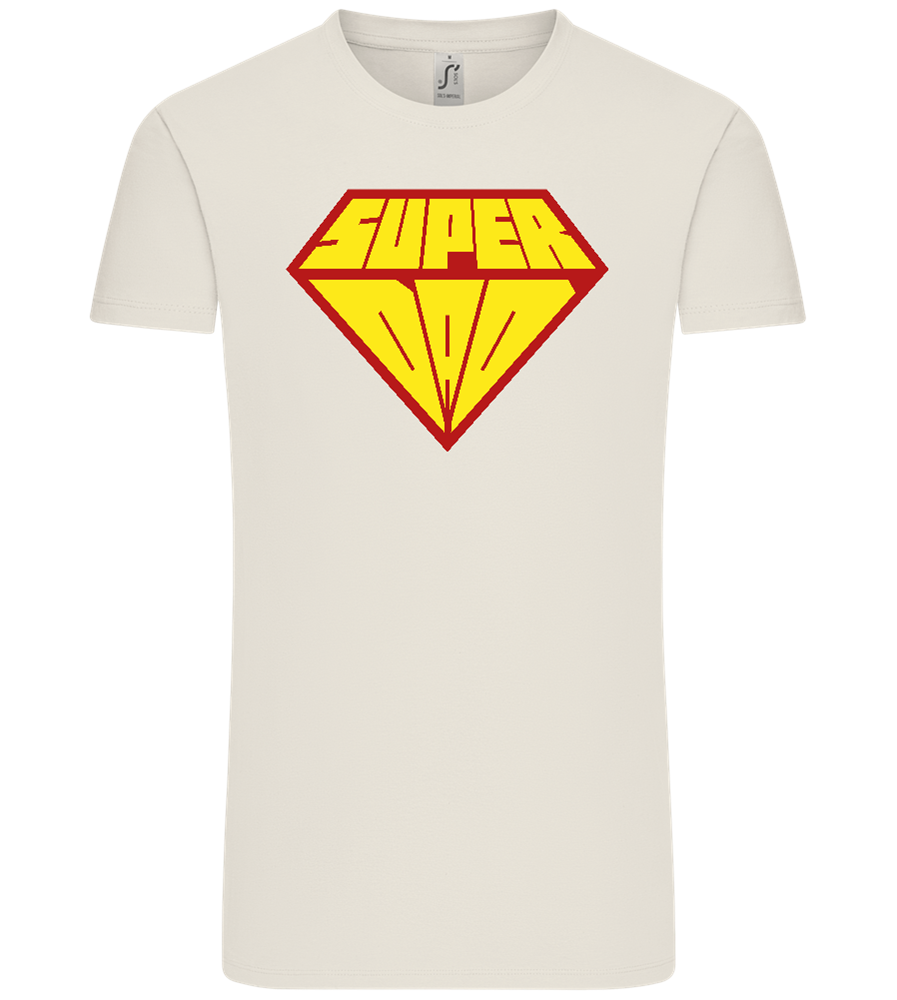 Super Dad 1 Design - Comfort Unisex T-Shirt_ECRU_front