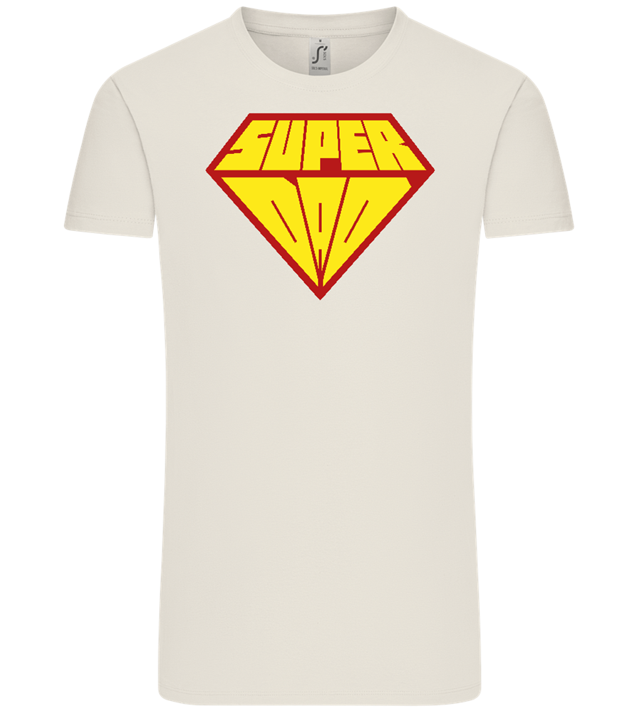 Super Dad 1 Design - Comfort Unisex T-Shirt_ECRU_front