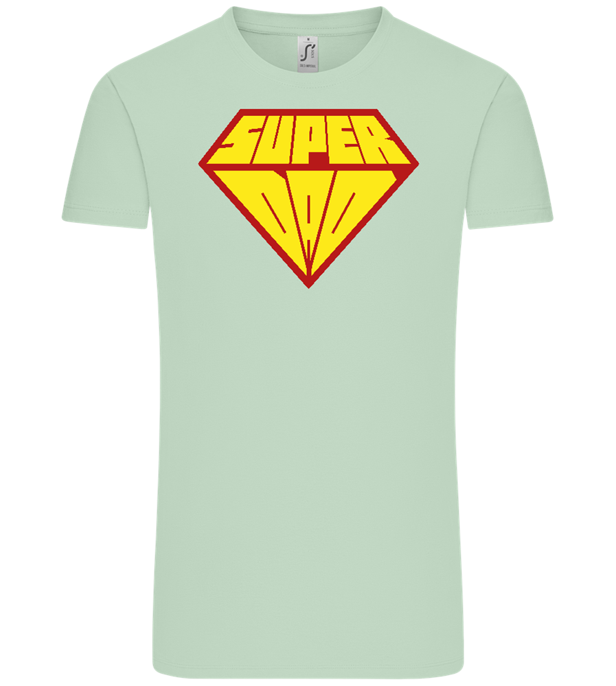 Super Dad 1 Design - Comfort Unisex T-Shirt_ICE GREEN_front