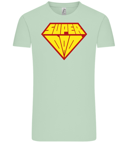 Super Dad 1 Design - Comfort Unisex T-Shirt_ICE GREEN_front