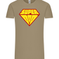 Super Dad 1 Design - Comfort Unisex T-Shirt_KHAKI_front