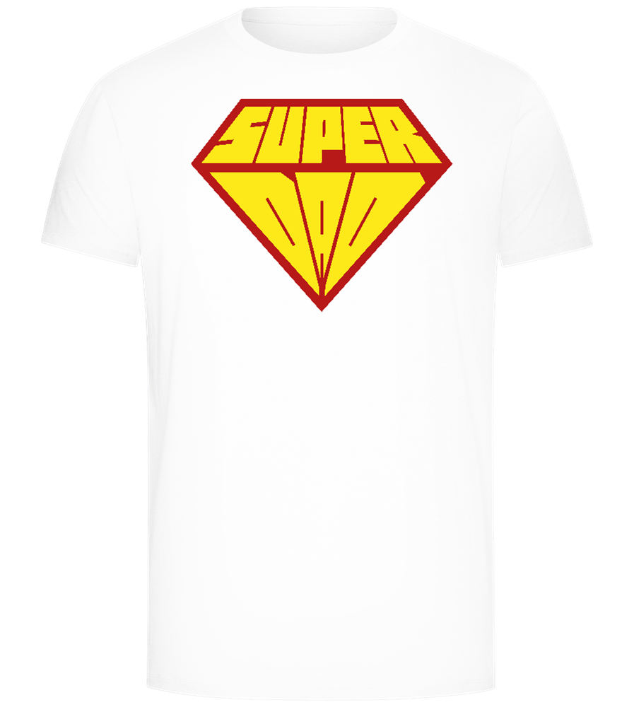 Super Dad 1 Design - Comfort Unisex T-Shirt_WHITE_front