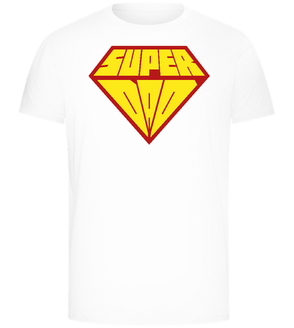 Super Dad 1 Design - Comfort Unisex T-Shirt_WHITE_front