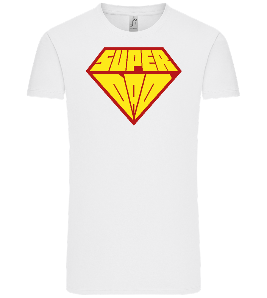 Super Dad 1 Design - Comfort Unisex T-Shirt_WHITE_front