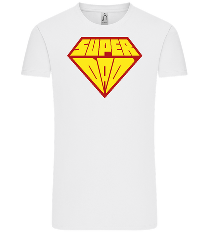 Super Dad 1 Design - Comfort Unisex T-Shirt_WHITE_front